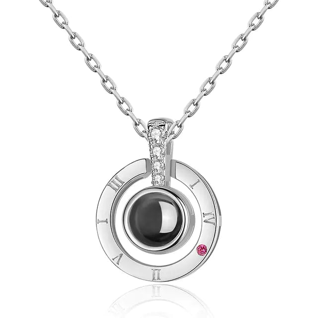 "I Love You" Projection Necklace With Gift Box
